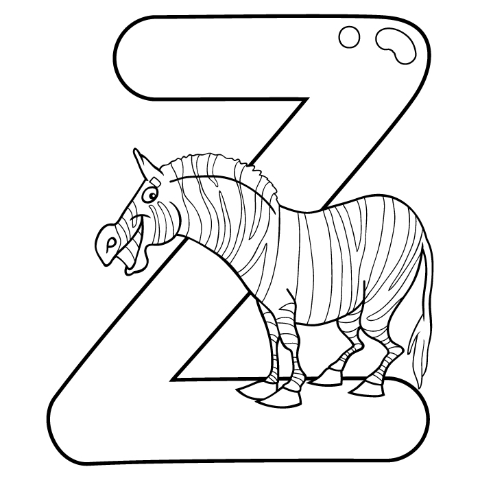 Coloring Letter Z